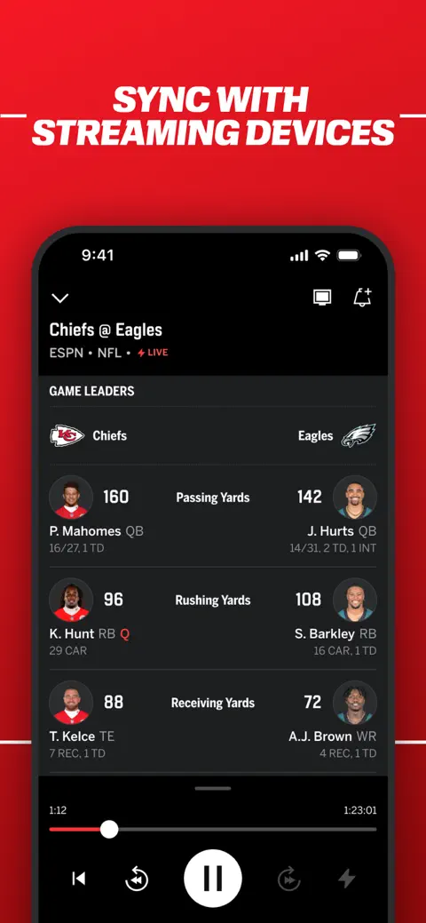 ESPN: Live Sports & Scores screenshot 5