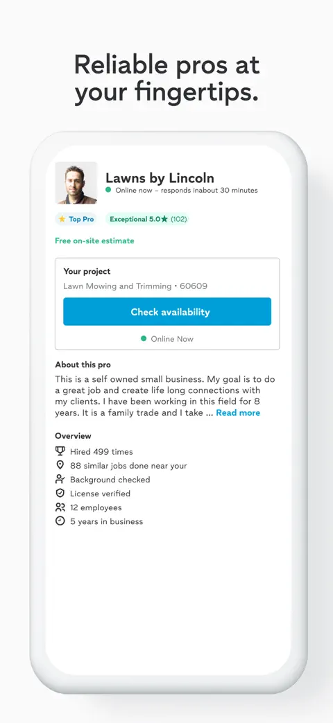 Thumbtack: Home Service Pros screenshot 6