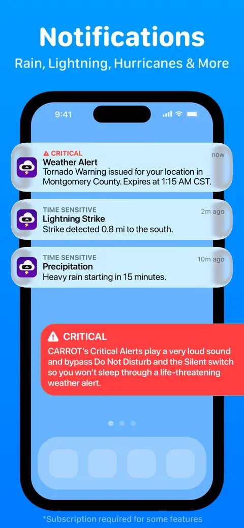 CARROT Weather: Alerts & Radar screenshot 5