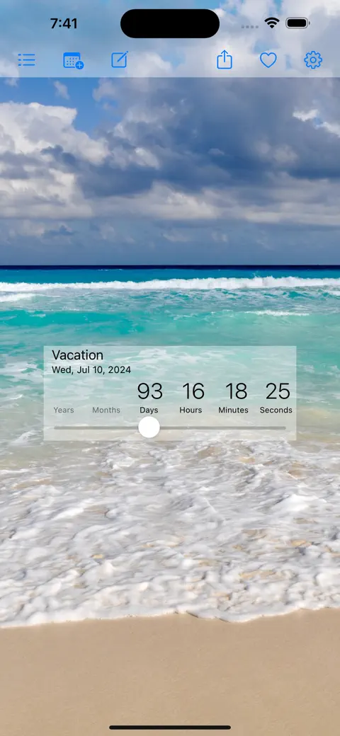 Countdown Star screenshot 1