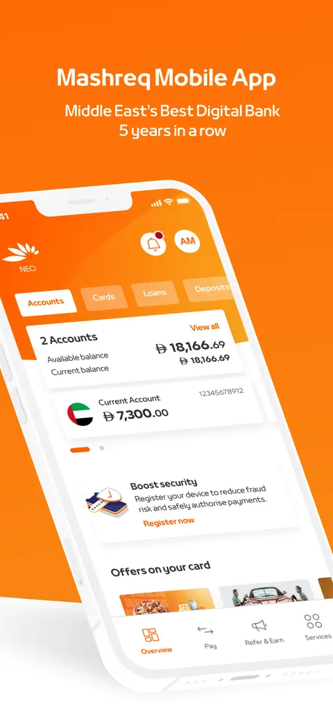 Mashreq UAE - Digital Banking screenshot 3