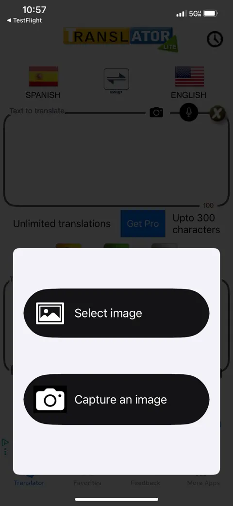 English to Spanish translator- screenshot 2