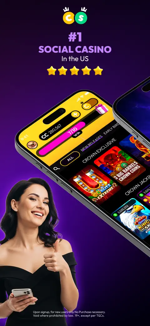 CrownCoins Casino screenshot 1