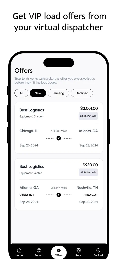 TrueNorth Trucking Load Board screenshot 4