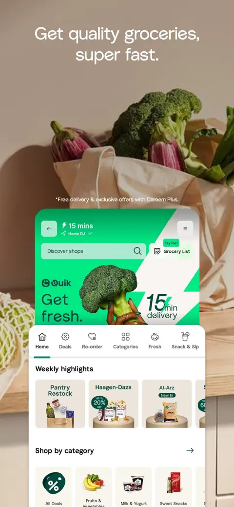 Careem: rides, food, grocery screenshot 3
