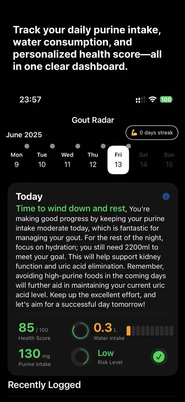 Gout Radar screenshot #7 for iPhone