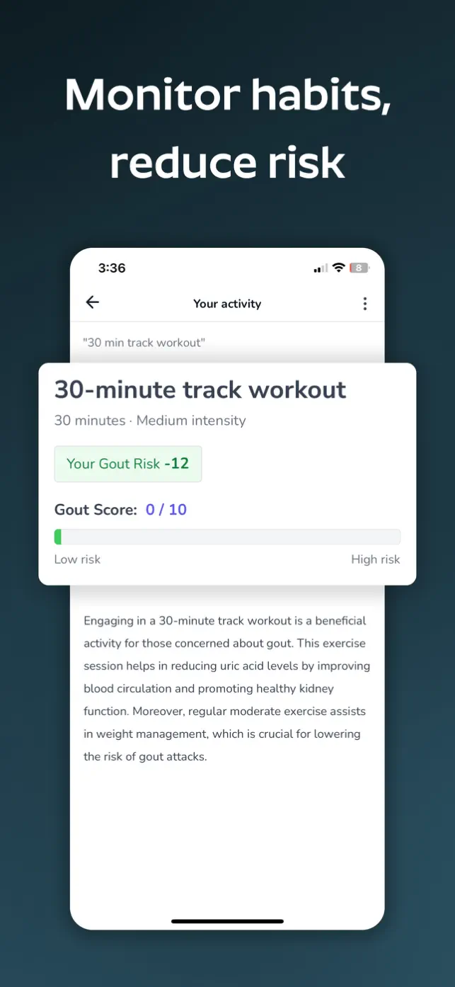 Gout Buddy - Stop Gout Attacks screenshot #4 for iPhone
