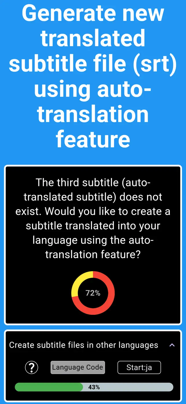 Shadowing Player: Languages screenshot #8 for iPhone