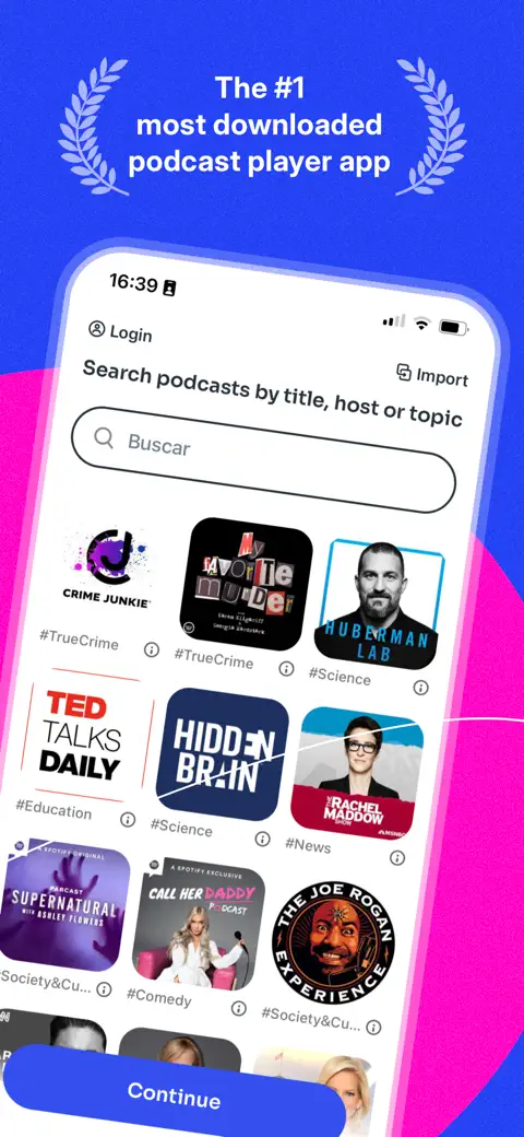 Podcast App screenshot 2