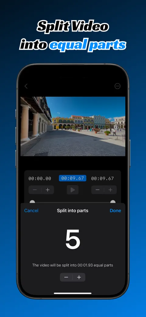 Split Video Into Parts screenshot 3
