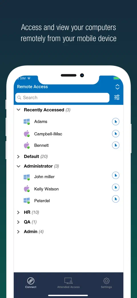 RemotePC Remote Desktop screenshot 1
