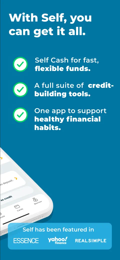 Self – Credit Builder & Cash screenshot 2