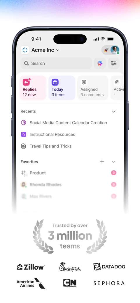 ClickUp: Tasks, Chat, Docs, AI screenshot 2