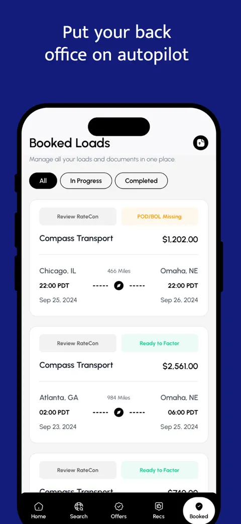 TrueNorth Trucking Load Board screenshot 5