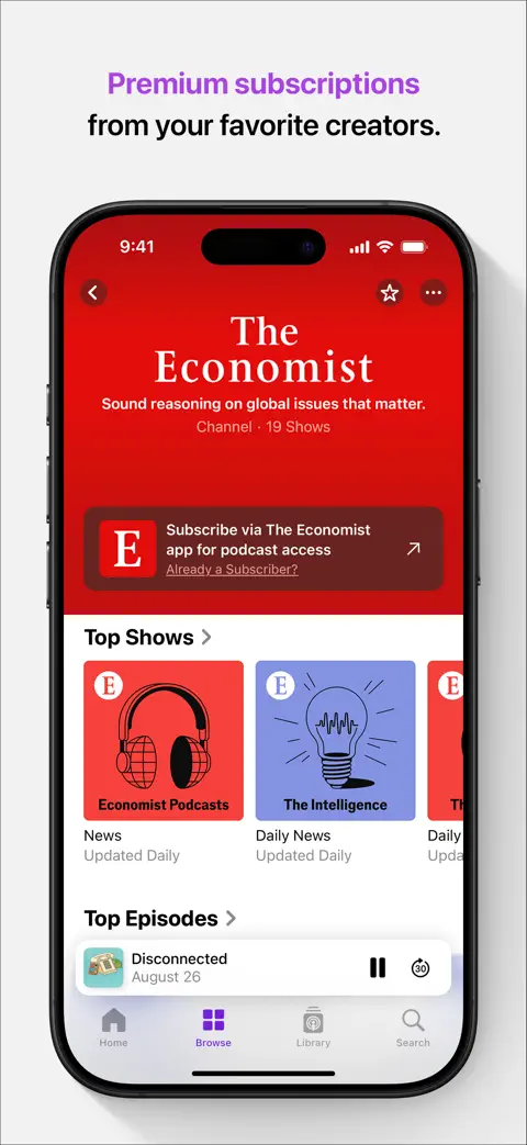 Apple Podcasts screenshot 2