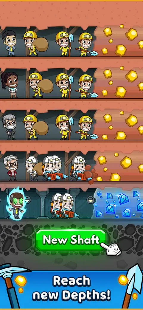 Idle Miner Tycoon: Gold digger screenshot 3
