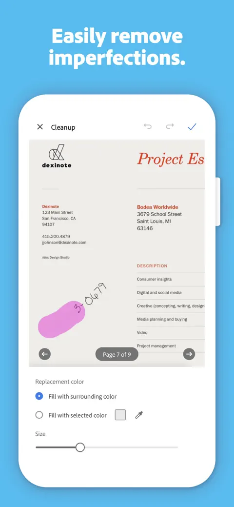 Adobe Scan: PDF & OCR Scanner screenshot 4