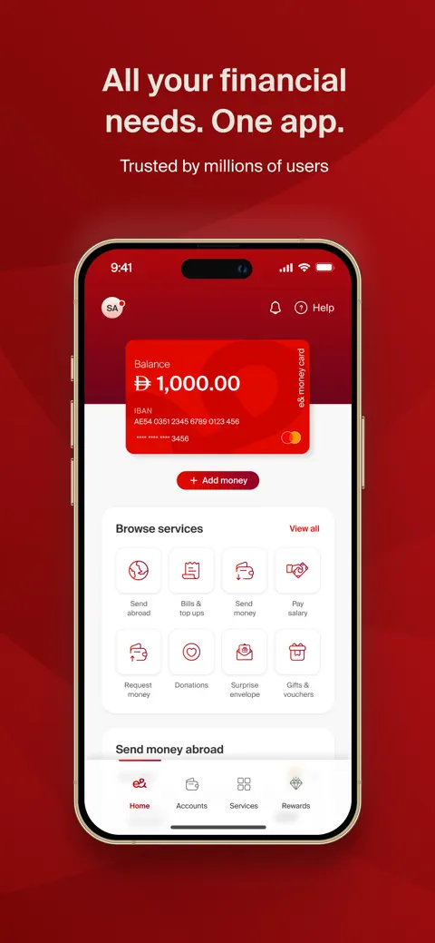 e& money UAE screenshot 1