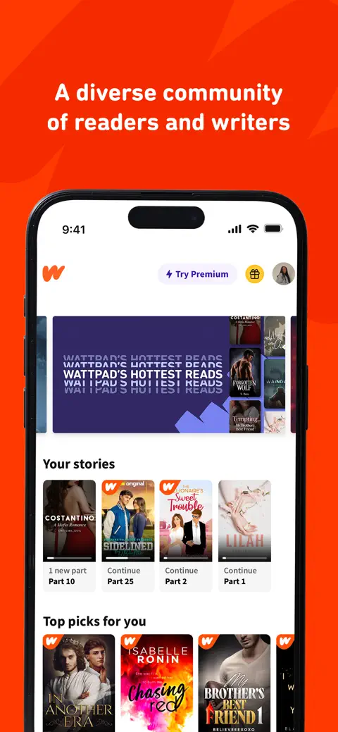 Wattpad - Read & Write Stories screenshot 2