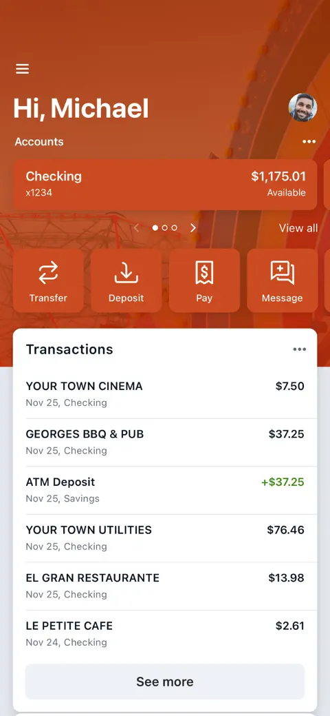 CBNA Mobile Banking screenshot 1
