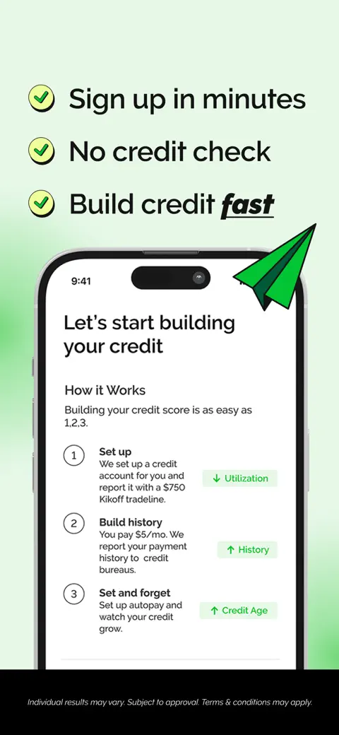 Kikoff – Build Credit Quickly screenshot 4