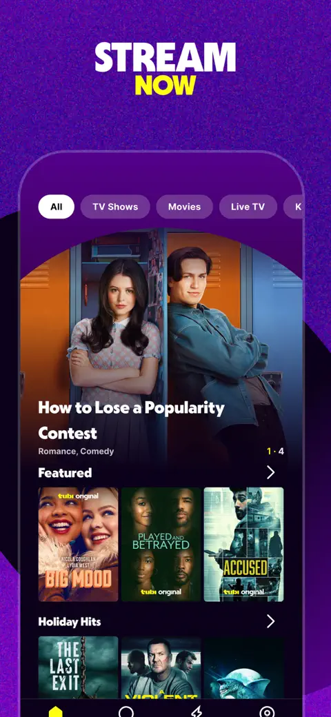 Tubi: Movies & Live TV screenshot 2