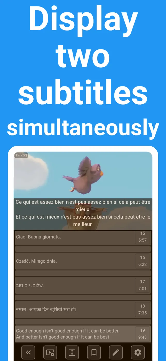 Shadowing Player: Languages screenshot #6 for iPhone