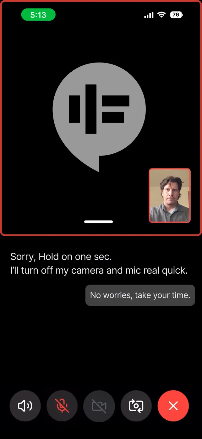 InnoCaption Video Calls screenshot #4 for iPhone