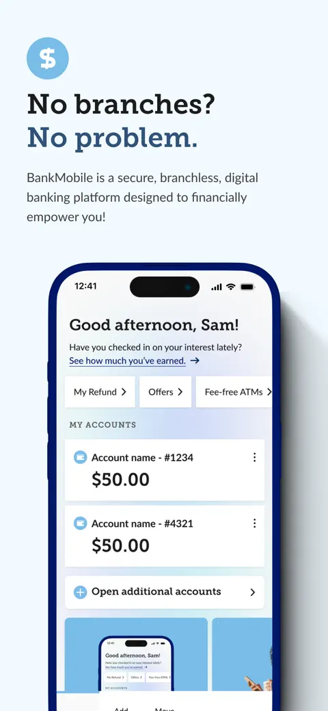 BankMobile screenshot 1