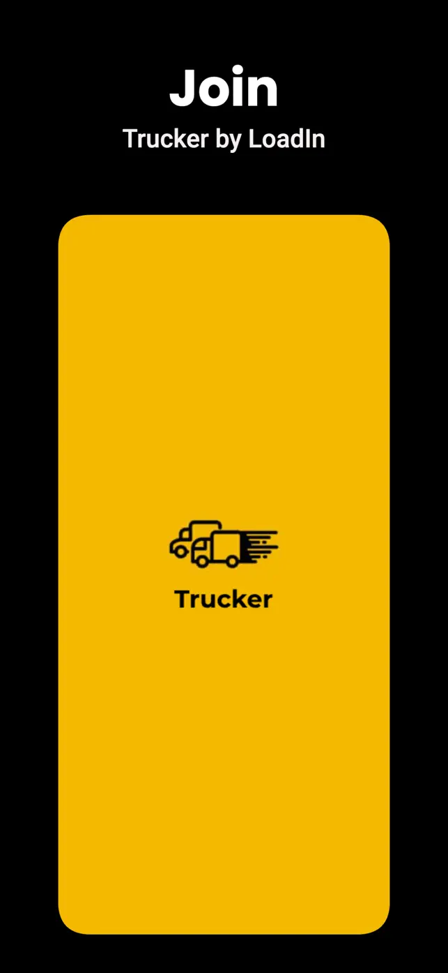 Trucker by LoadIn screenshot #1 for iPhone