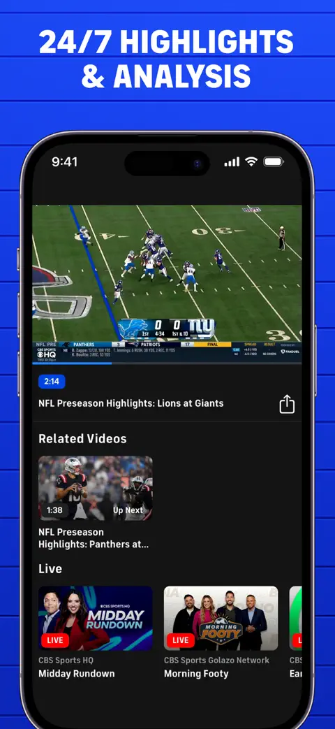 CBS Sports: Live Scores & News screenshot 4
