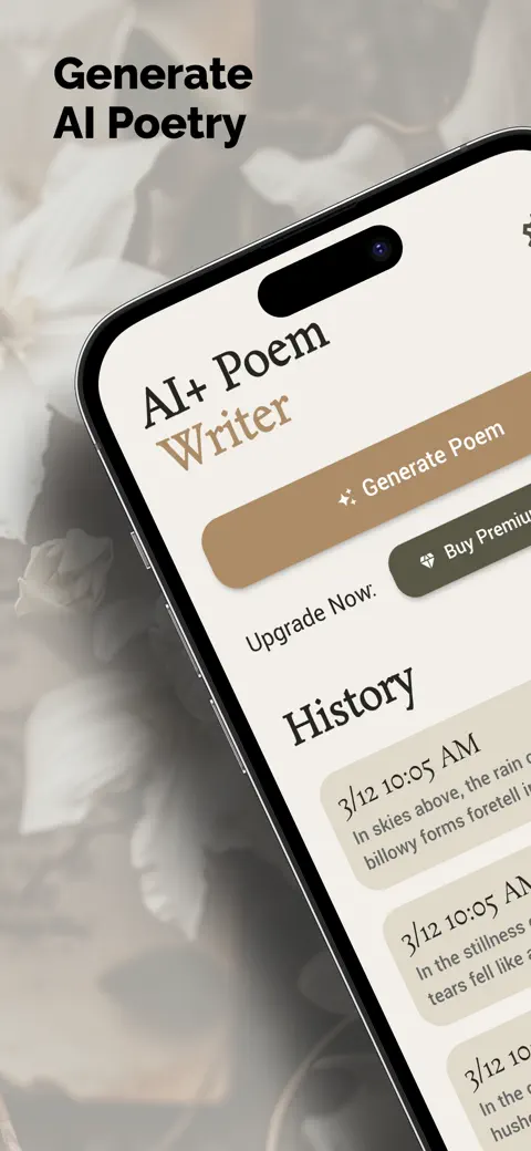 AI Poetry Writer screenshot 1