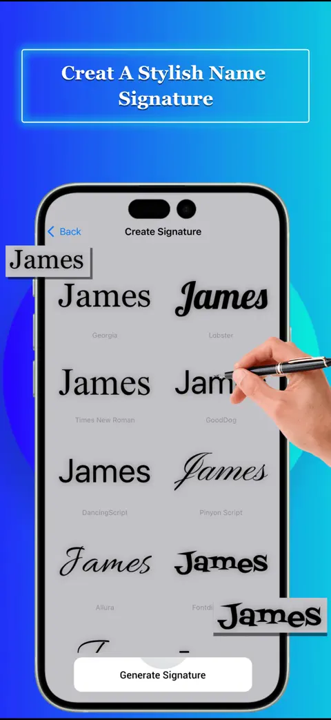 Signature Generator and Maker screenshot 3