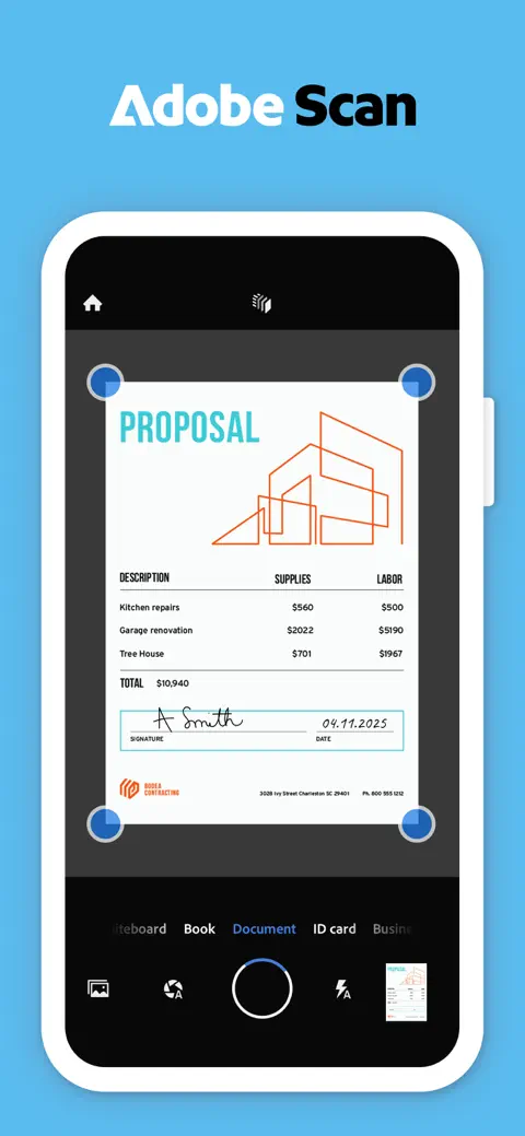 Adobe Scan: PDF & OCR Scanner screenshot 1