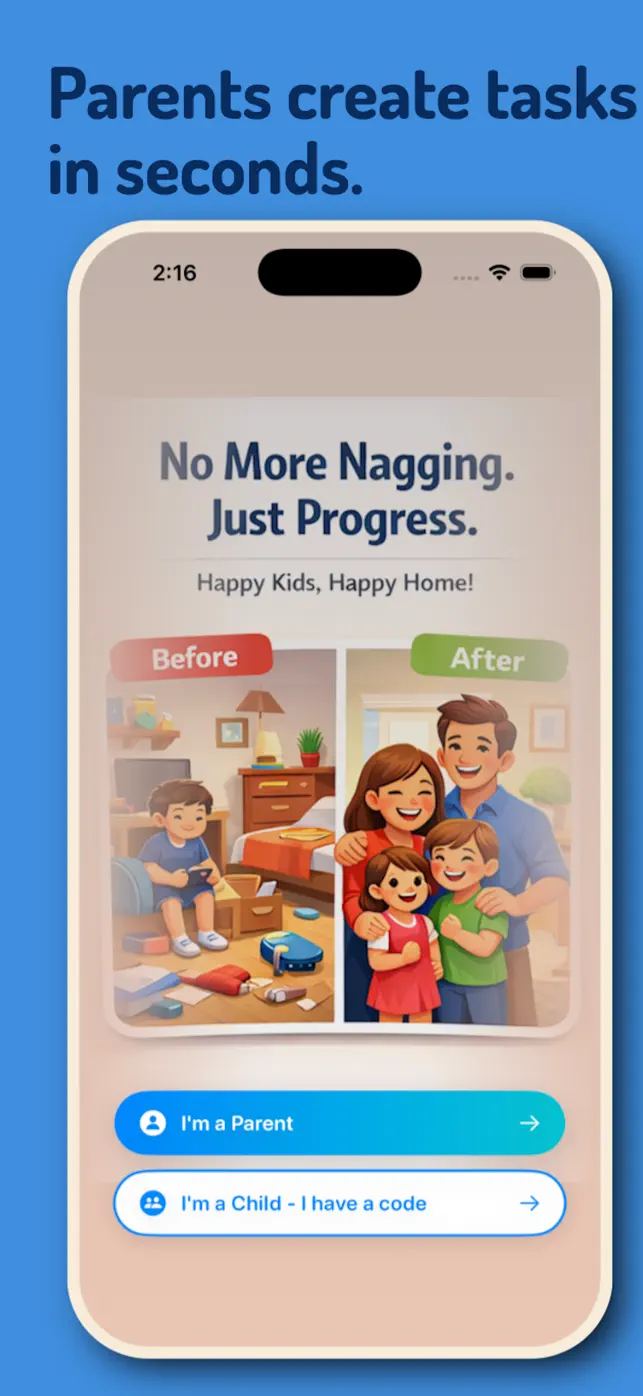 KidFocus: Family Task Manager screenshot #3 for iPhone