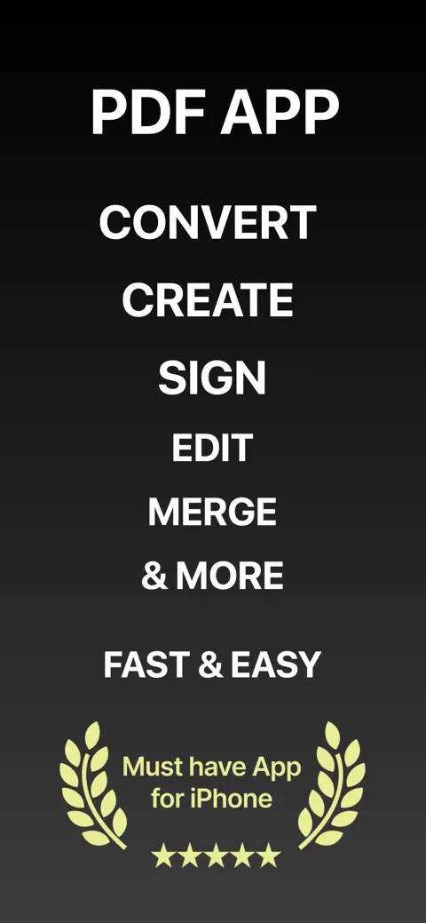 PDF App: Convert, Create, Sign screenshot 1