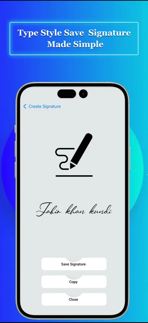 Signature Generator and Maker screenshot 2